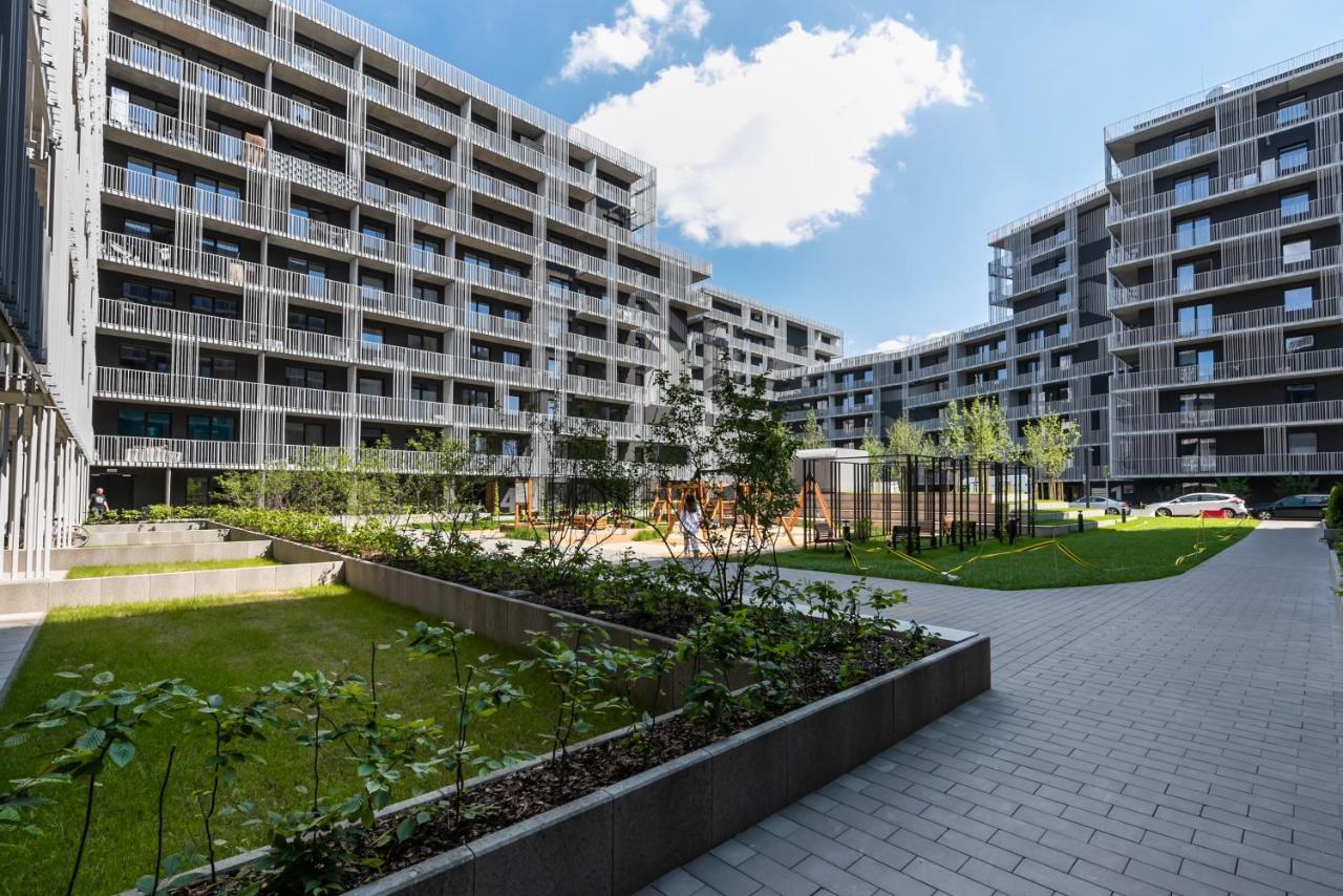 Wola Cosy White Apartment Варшава Экстерьер фото