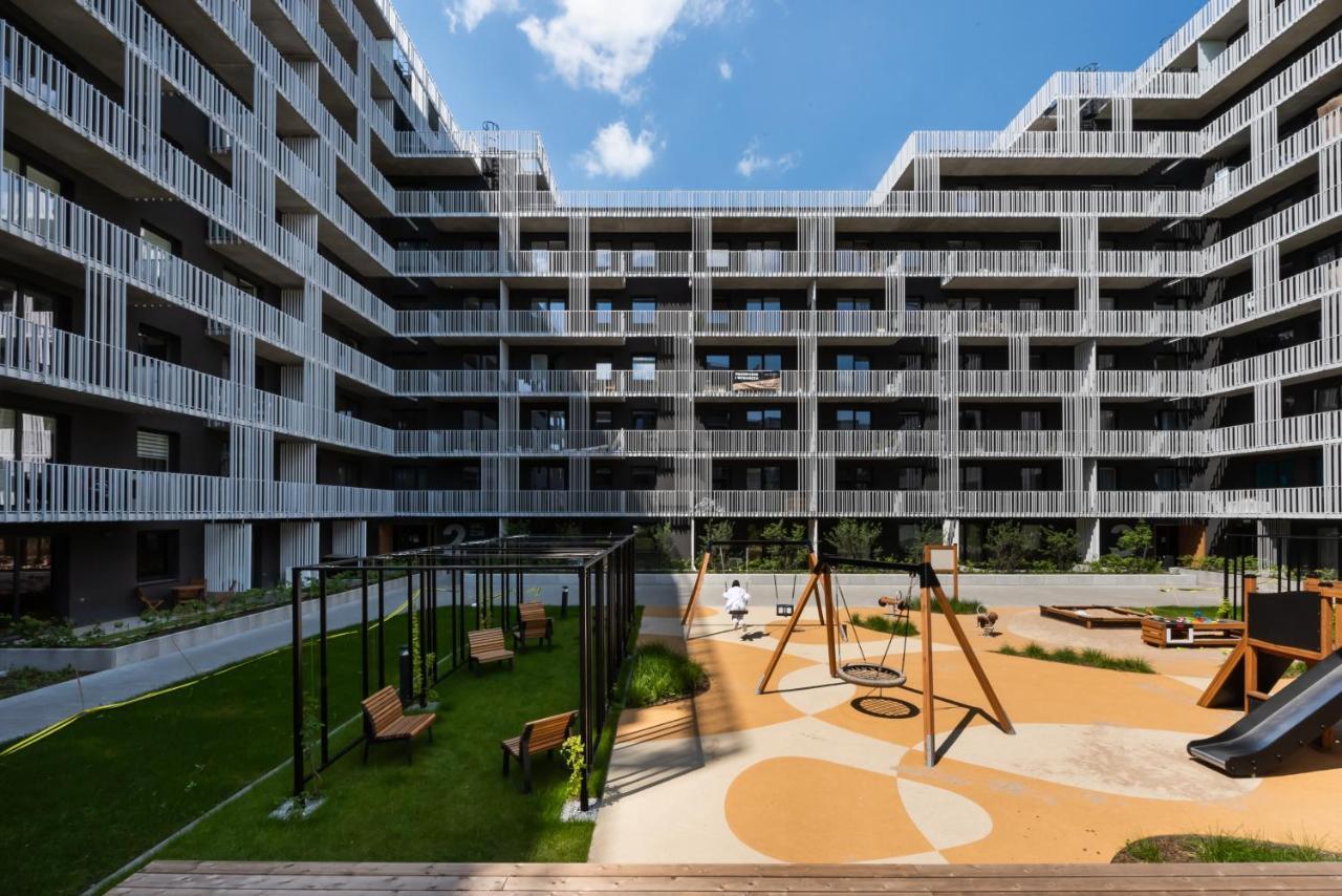 Wola Cosy White Apartment Варшава Экстерьер фото